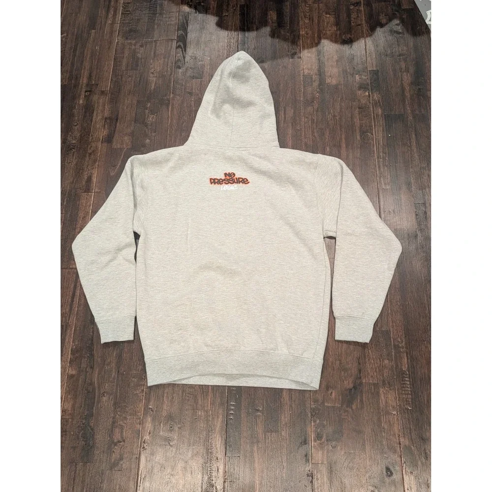 Logic No Pressure Hoodie Mens Large‎ Independent Trading Co Rap Graphic Pullover